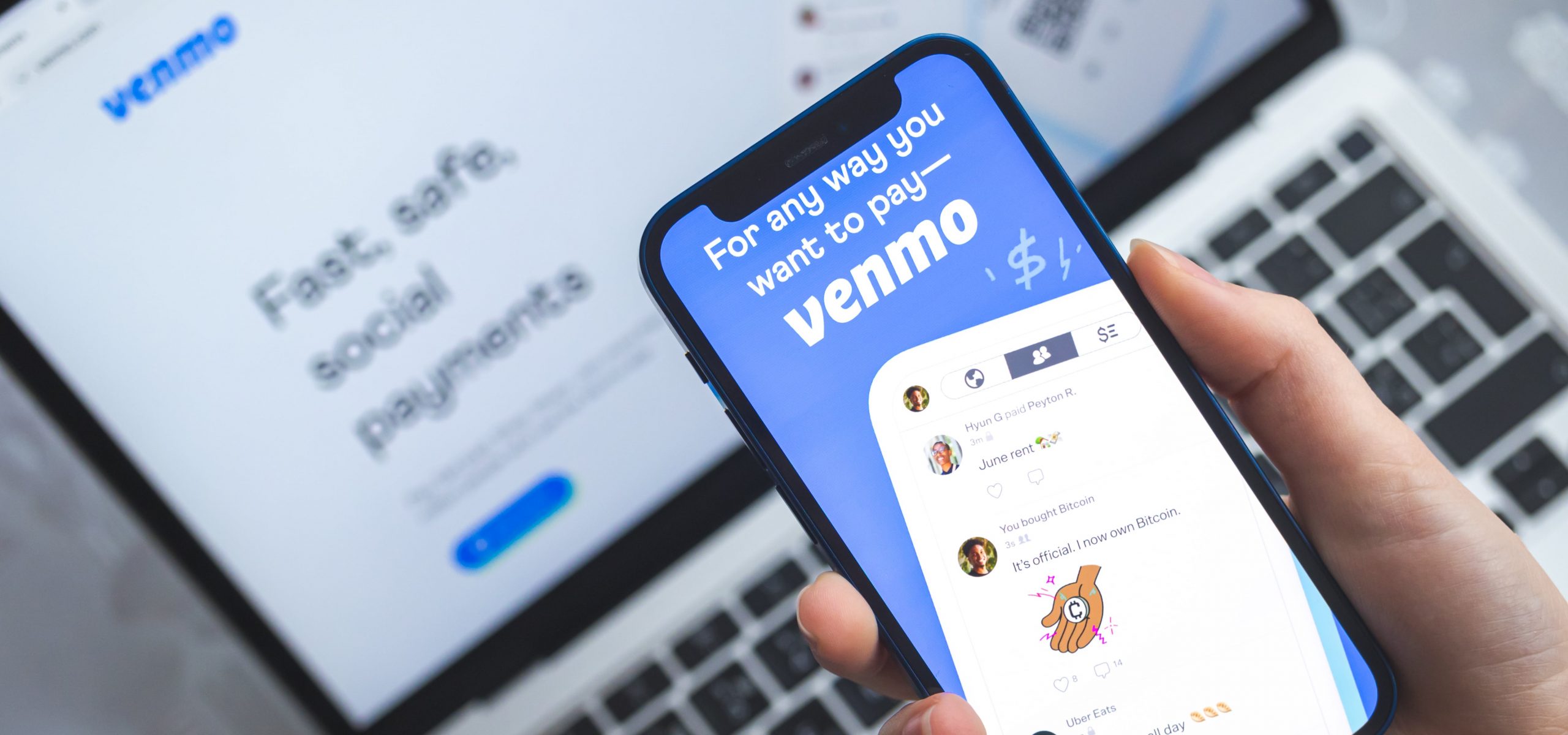 Venmo on a phone