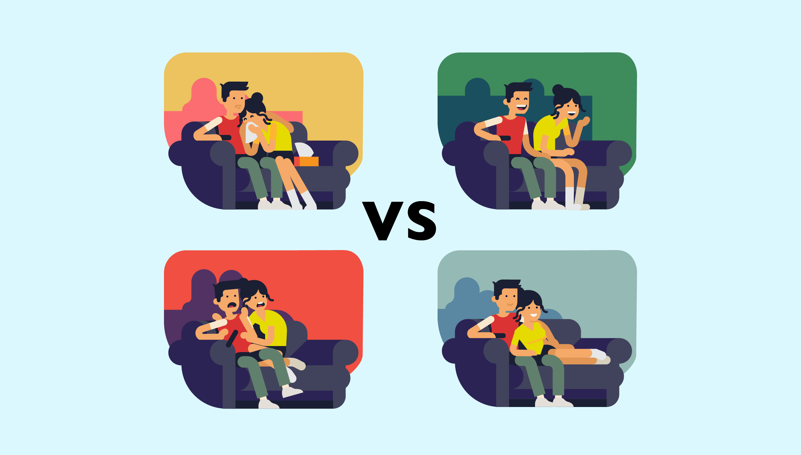 Reality TV vs comedy: The social media fight for user attention.