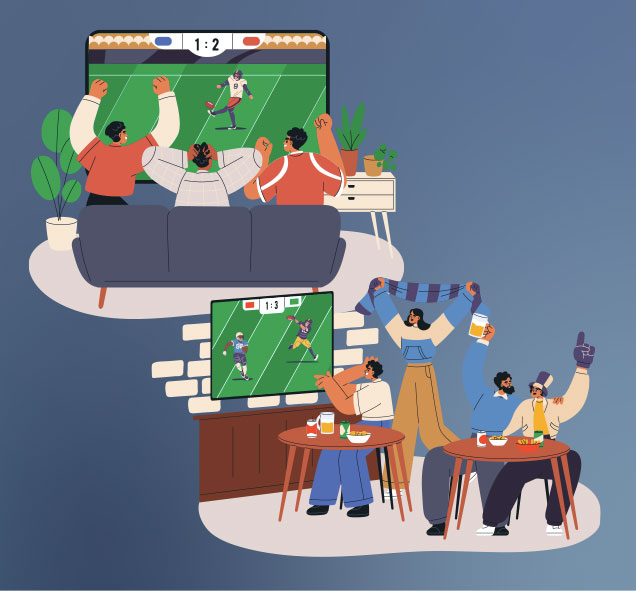 How and Where NFL Fans Watch the Action